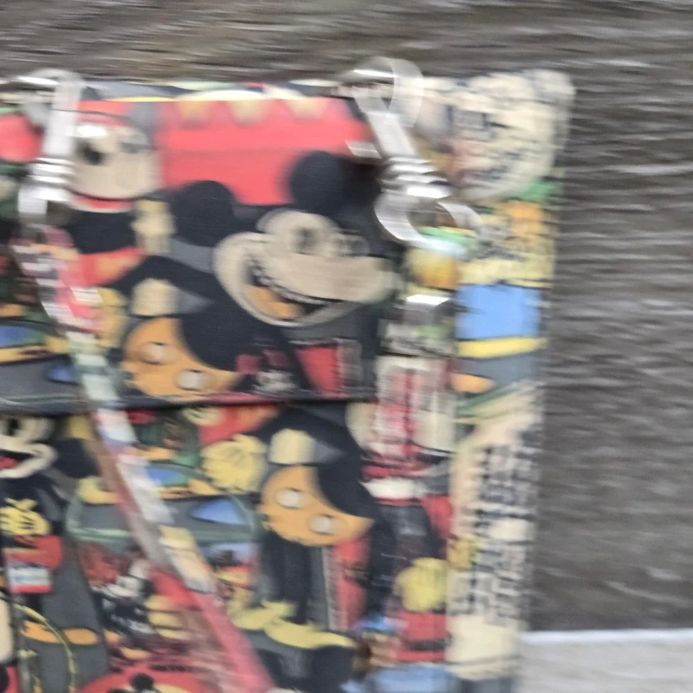 Nicole Miller Walt Disney Gallery Vintage Mickey Mouse Crossbody Wallet Bag